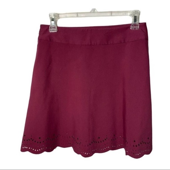 Loft Outlet Women A-Line Skirt Purple Size 2 - Picture 1 of 11